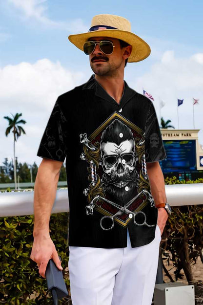 Barber Hawaiian Shirt, A Barber Is Always A Barber Aloha Shirt For Men, Perfect Gift For Barber, Friends, Husband, Boyfriend, Family