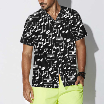 Musical Notes Pattern A Music Teacher Hawaiian Shirt, Stylish Music Teacher Aloha Shirt, Unique Music Teacher Appreciation Gift