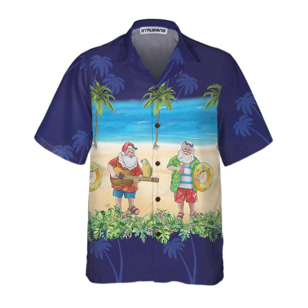 Aloha Shirt Santa Hawaiian Shirt, Funny Santa Christmas Vacation Shirt, Aloha Shirt For Men And Women, Best Gift For Christmas, Lovers, Friends, Husband, Boyfriend, Family