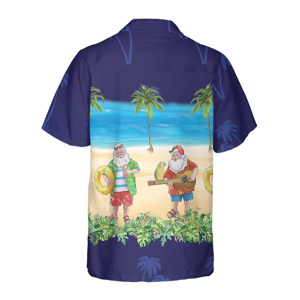 Aloha Shirt Santa Hawaiian Shirt, Funny Santa Christmas Vacation Shirt, Aloha Shirt For Men And Women, Best Gift For Christmas, Lovers, Friends, Husband, Boyfriend, Family