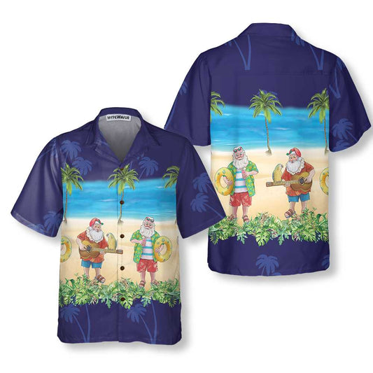 Aloha Shirt Santa Hawaiian Shirt, Funny Santa Christmas Vacation Shirt, Aloha Shirt For Men And Women, Best Gift For Christmas, Lovers, Friends, Husband, Boyfriend, Family