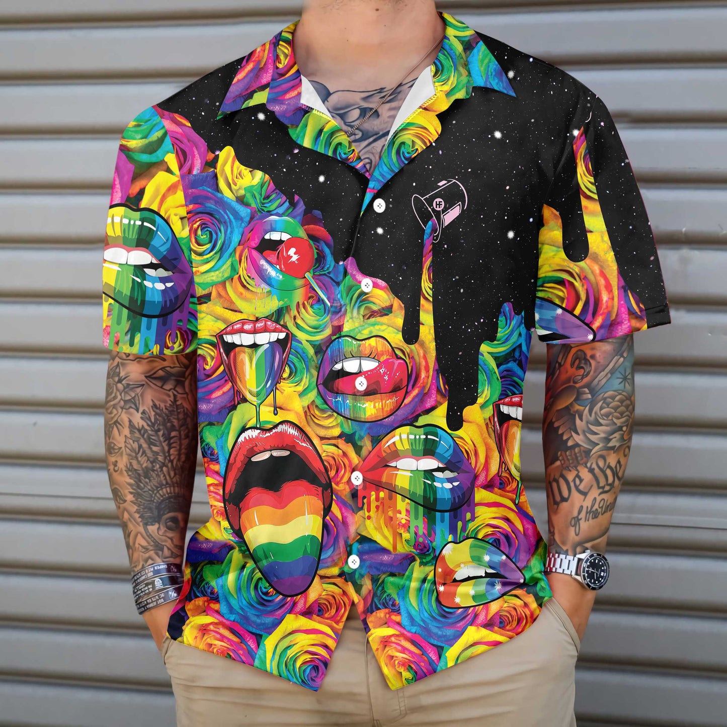 Always Proud LGBT Hawaiian Shirt, Rainbow Flag Aloha Shirt For Men And Women, Best Gift For Proud LGBT