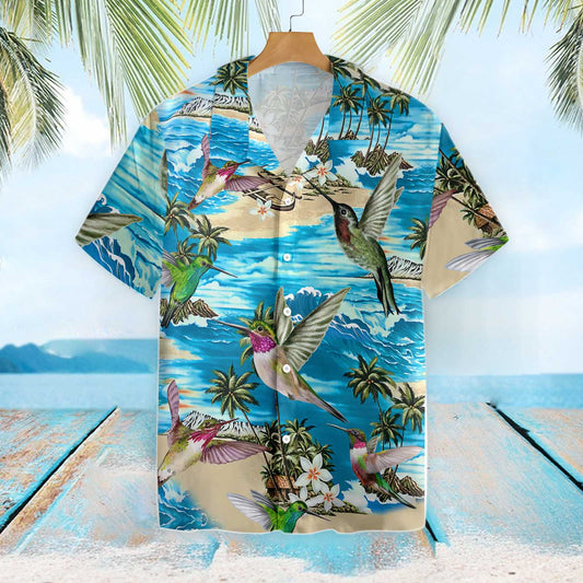 Amazing Hummingbird Hawaiian Shirt - Best Gift For Husband, Wife, Boyfriend, Girlfriend