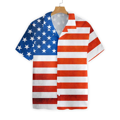 American Flag Hawaiian Shirt, 4th Of July Independence Day Aloha Shirt For Men & Women, Best Gift For Patriot, Husband, Wife, Boyfriend, Girlfriend