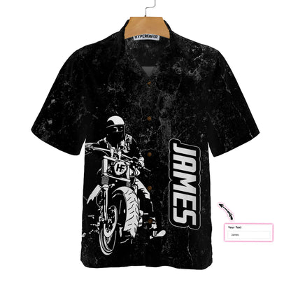 Personalized Riding Skull Native American Hawaiian Shirt, American Motorcycle Indian For Old Biker Custom Aloha Shirt, Best Gift For Husband, Wife, Boyfriend, Girlfriend