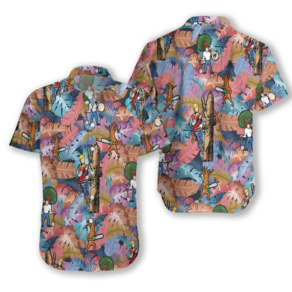 Arborist Proud Hawaiian Shirt, Tropical Pattern Aloha Shirt For Men & Women, Best Gift For Arborist, Husband, Wife, Boyfriend, Girlfriend
