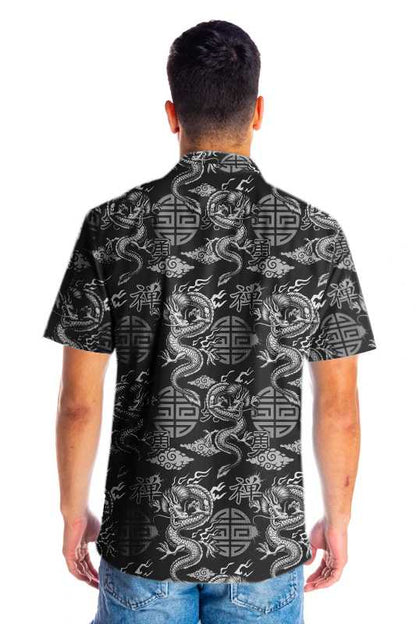 Asian Dragon Hawaiian Shirt, Dragon Aloha Shirt For Men & Women, Best Gift For Dragon Lovers, Summer, Husband, Wife, Boyfriend, Girlfriend