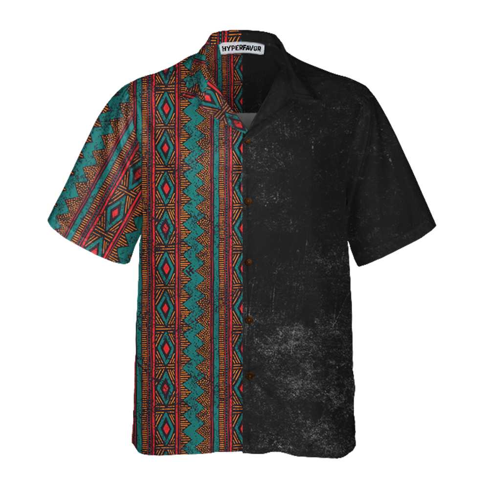 Native American Eagle And Sun Hawaiian Shirt, Vintage Ethnic Pattern  American Indian Shirt - Trendy Aloha