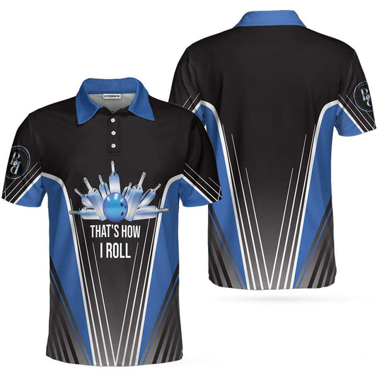 BB Room Winery That's How I Roll Bowling Men Polo Shirt, Best Gifts for Wine Lovers