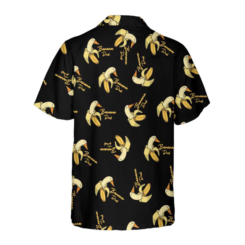 Banana Duck Pattern Hawaiian Shirt, Funny Banana Shirt For Adults, Best Gift For Summer, Husband, Boyfriend, Wife, Girlfriend