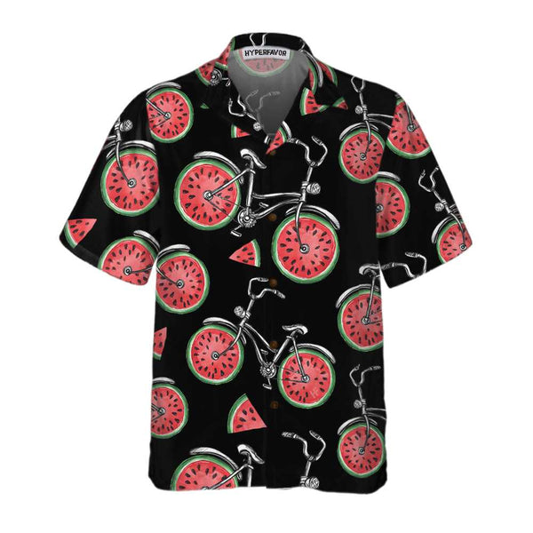 Tropical Bike Polo Shirt, Tropical Cycling Themed Shirt For Bike Lover -  Cerigifts