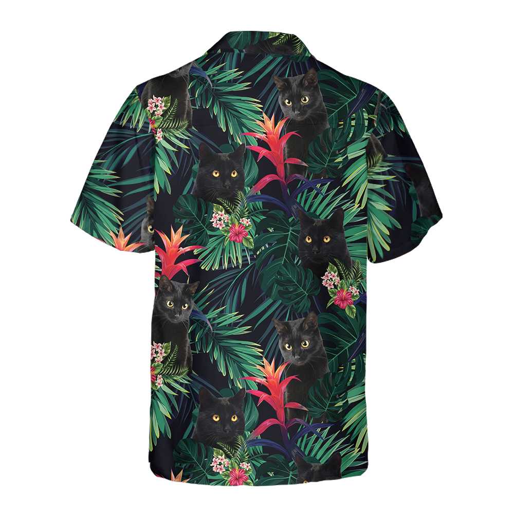 Cat themed hawaiian shirt deals