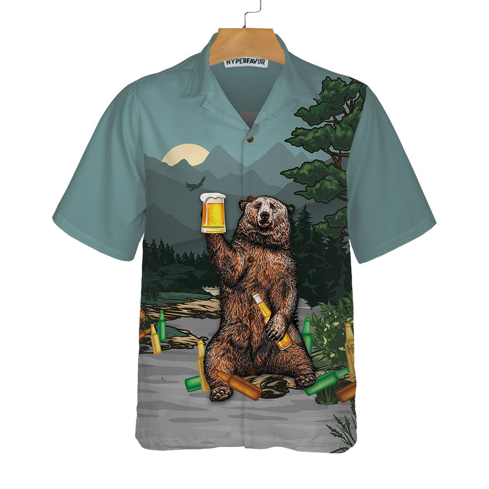 Camping Solves Most Of Problems Hawaiian Shirt, Funny Beer And Camping Shirt For Men And Women, Best Gift For Camping, Friend, Family