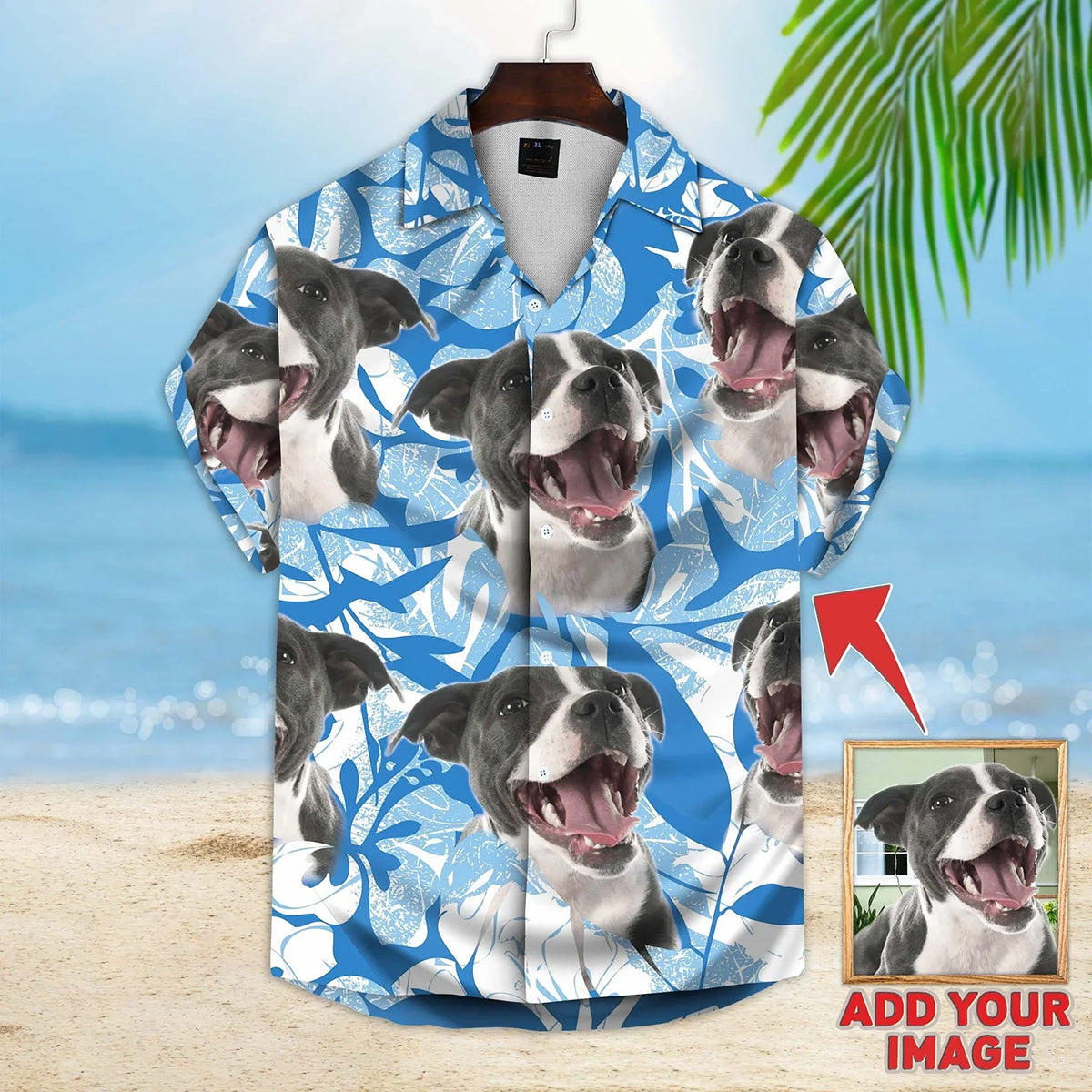 Personalized Hawaiian Shirts, Custom Photo Hawaiian Shirt, Custom Animal Floral Hawaiian Shirt