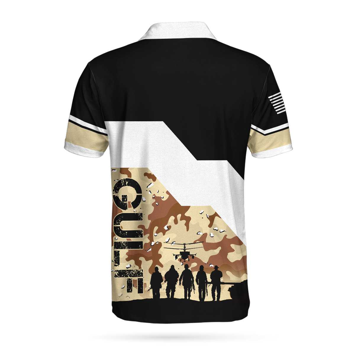 Personalized Desert Storm Veteran Polo Shirt, Personalized Gift For Veterans, Cool Desert Shirt Design For Male, Best Gift For Men Veterans