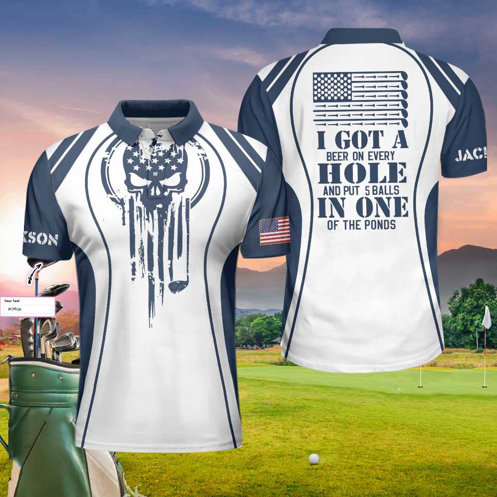Custom polo golf shirts sales