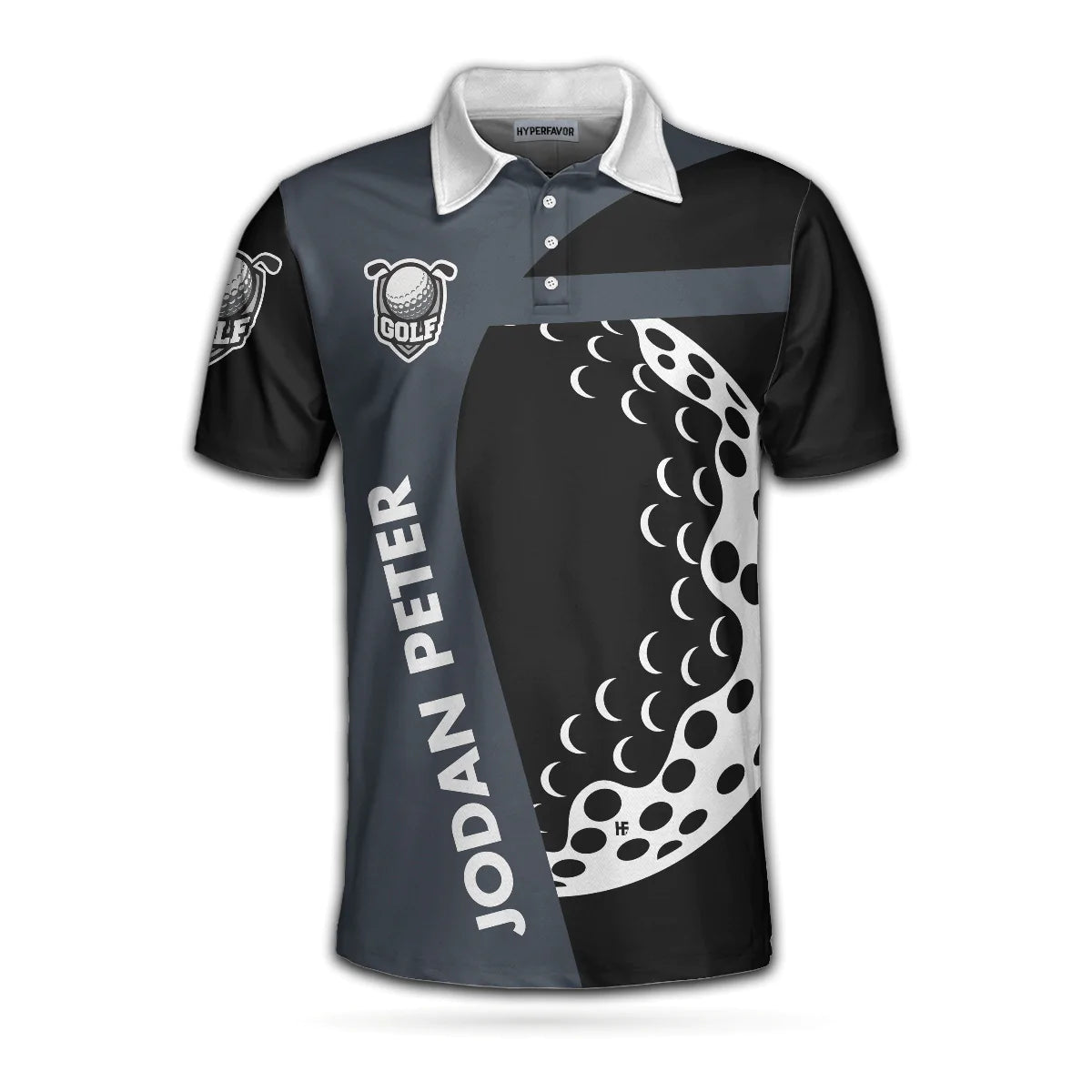 Personalized Golf Men Polo Shirt, I Play Golf Because I Love It Shirt For Men Custom Polo Shirt For Men, Gift For Male Golfers