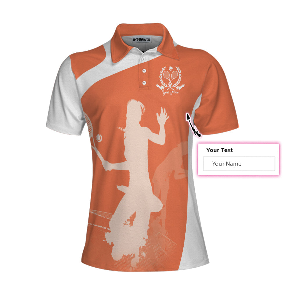 Tennis Custom Women Polo Shirt, Personalized Tennis Gift For Ladies, I'm not Swearing I'm Using My Tennis Words Custom Short Sleeve Women Polo Shirt