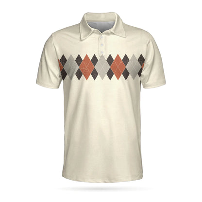 Argyle Pattern Funny Golf Polo Shirt, If You Wish To Hide Your Character Do Not Play Golf Shirt For Men