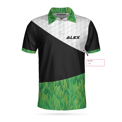 Personalized Golf Course Golf Ball Men Polo Shirt, It Takes A Lot Of Balls To Golf The Way I Do Custom Polo Shirt, Gift For Male Golfer
