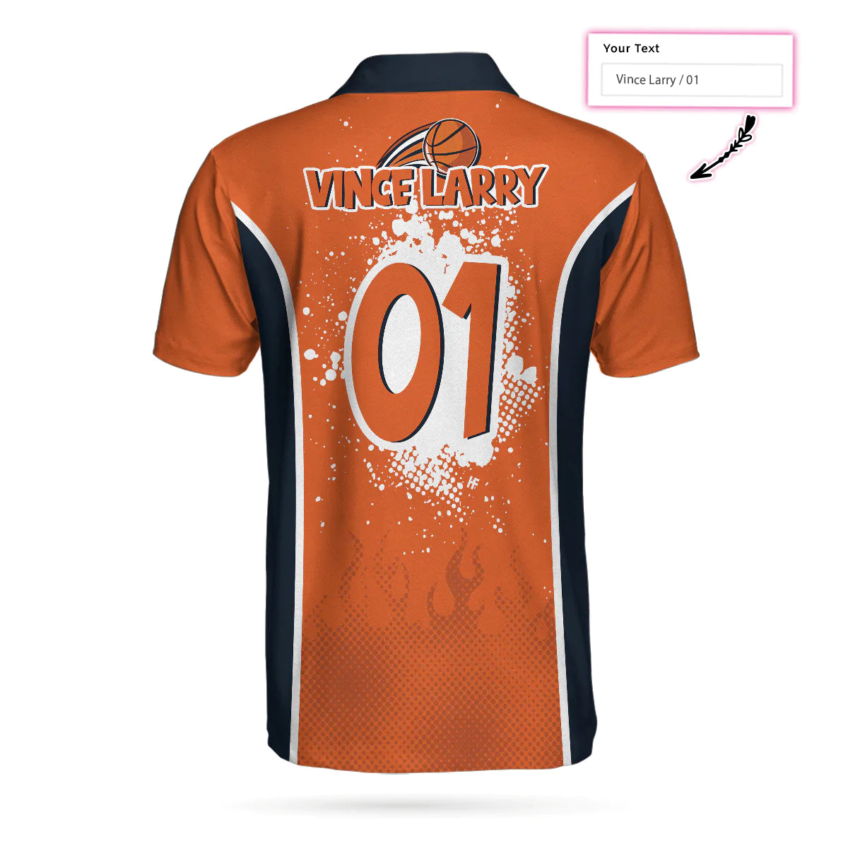 Personalized Skeleton Basketball Men Polo Shirt, King Of The Court Basketball Custom Shirt For Men, Gift For Basketball Lovers