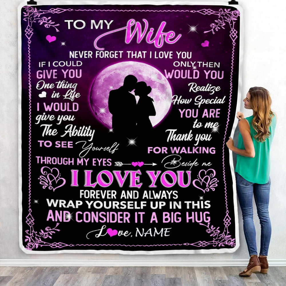 To my hotsell wife fleece blanket