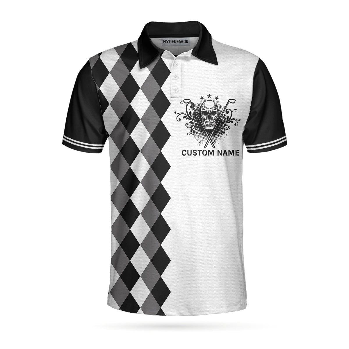 Skull Golf Custom Name Polo Shirt, Sleep With Golfer We Know How To Treat A Nice Hole Golf Custom Polo Shirt- Personalized Golf Gift For Golfers