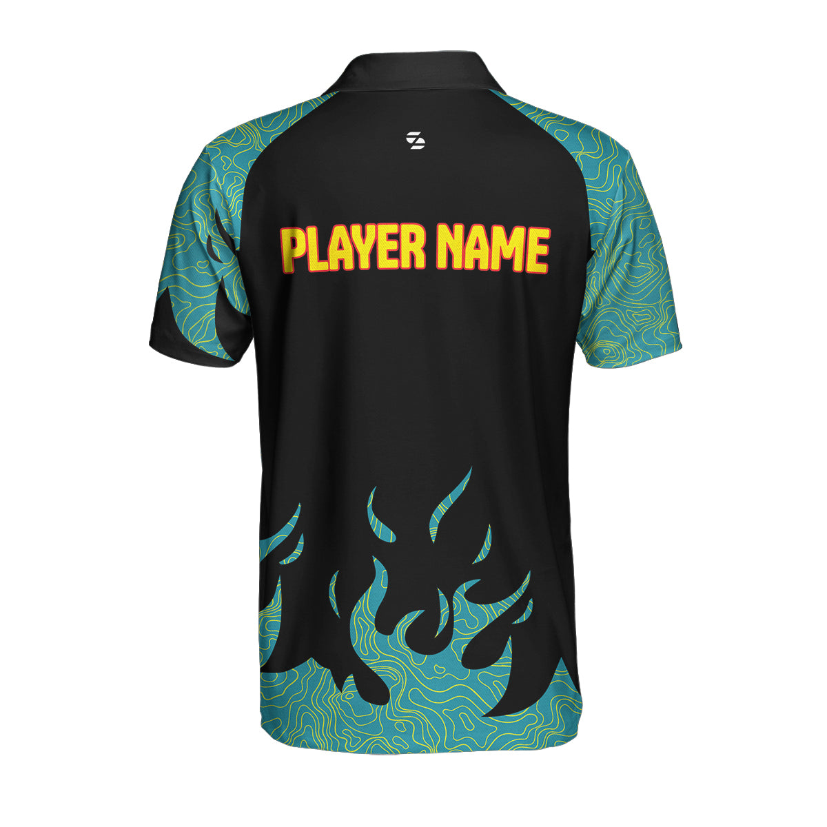 Spized Bowling Topographic Custom Polo Shirt - Perfect Gift For Men