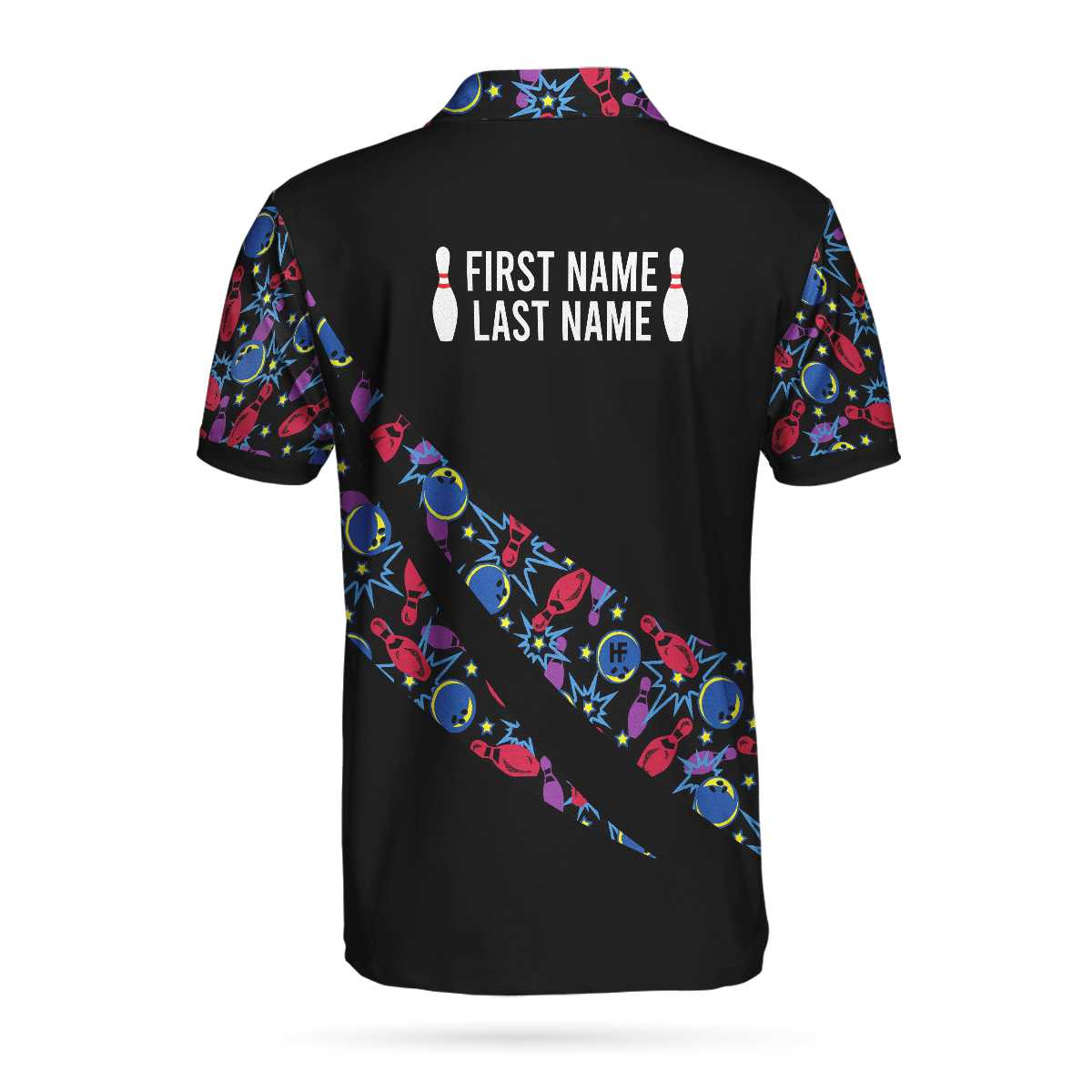 Splits Bowling Logo NIA Custom Polo Shirt - Perfect Gift For Men
