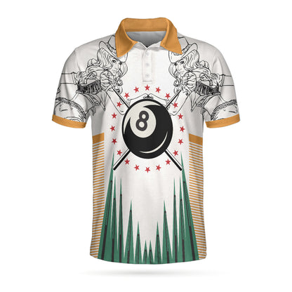 Billiards Polo Shirt, Stroke It Don't Poke It Billiards Polo Shirt, 8-ball Texas Cowgirl Sketching Polo Shirt, Best Billiards Shirt For Men - Perfect Gift For Men, Billiard Lover