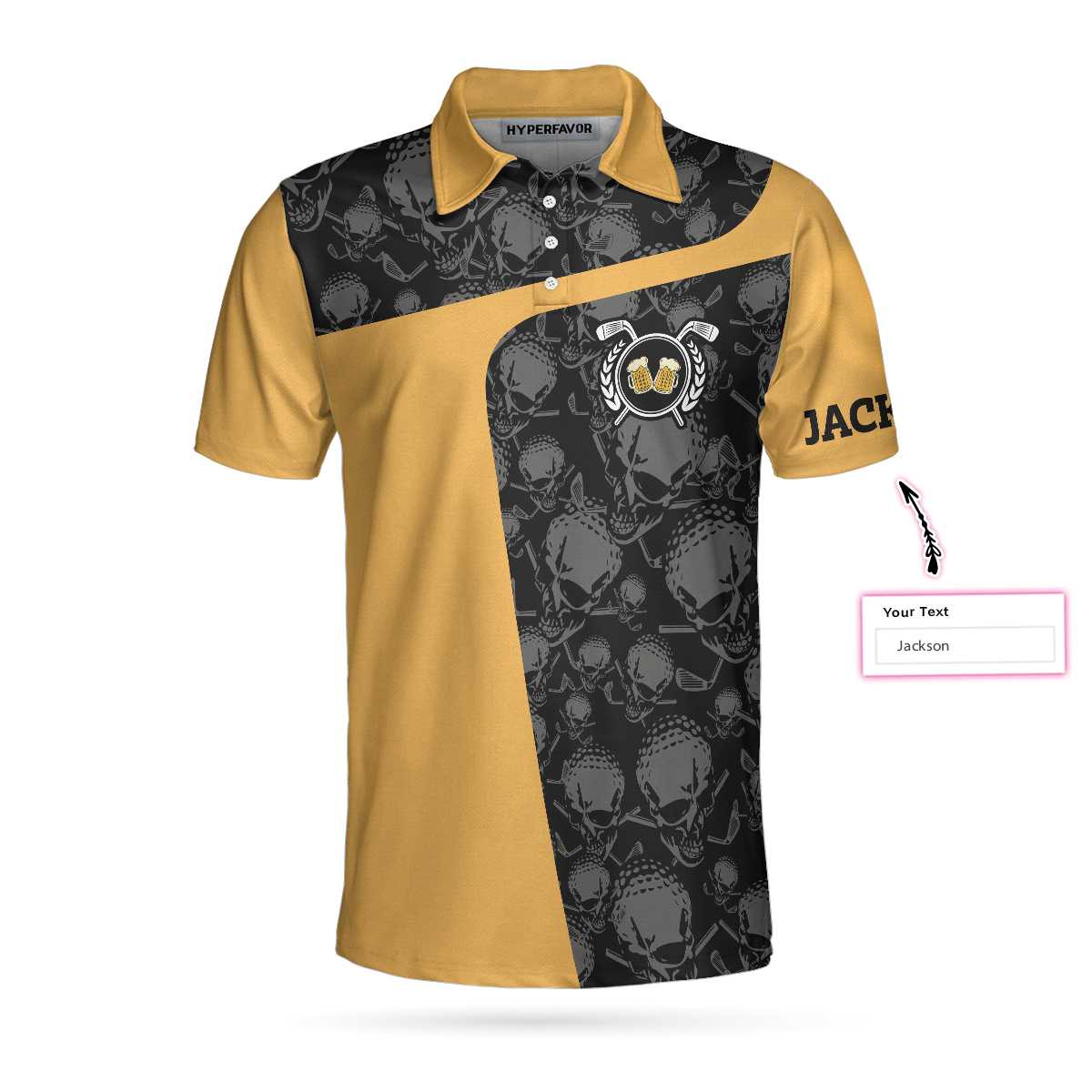 That's What I Do I Drink Beer & Play Golf Custom Polo Shirt, Customized Drinking Golf Shirt For Male Golfers - Perfect Gift For Men