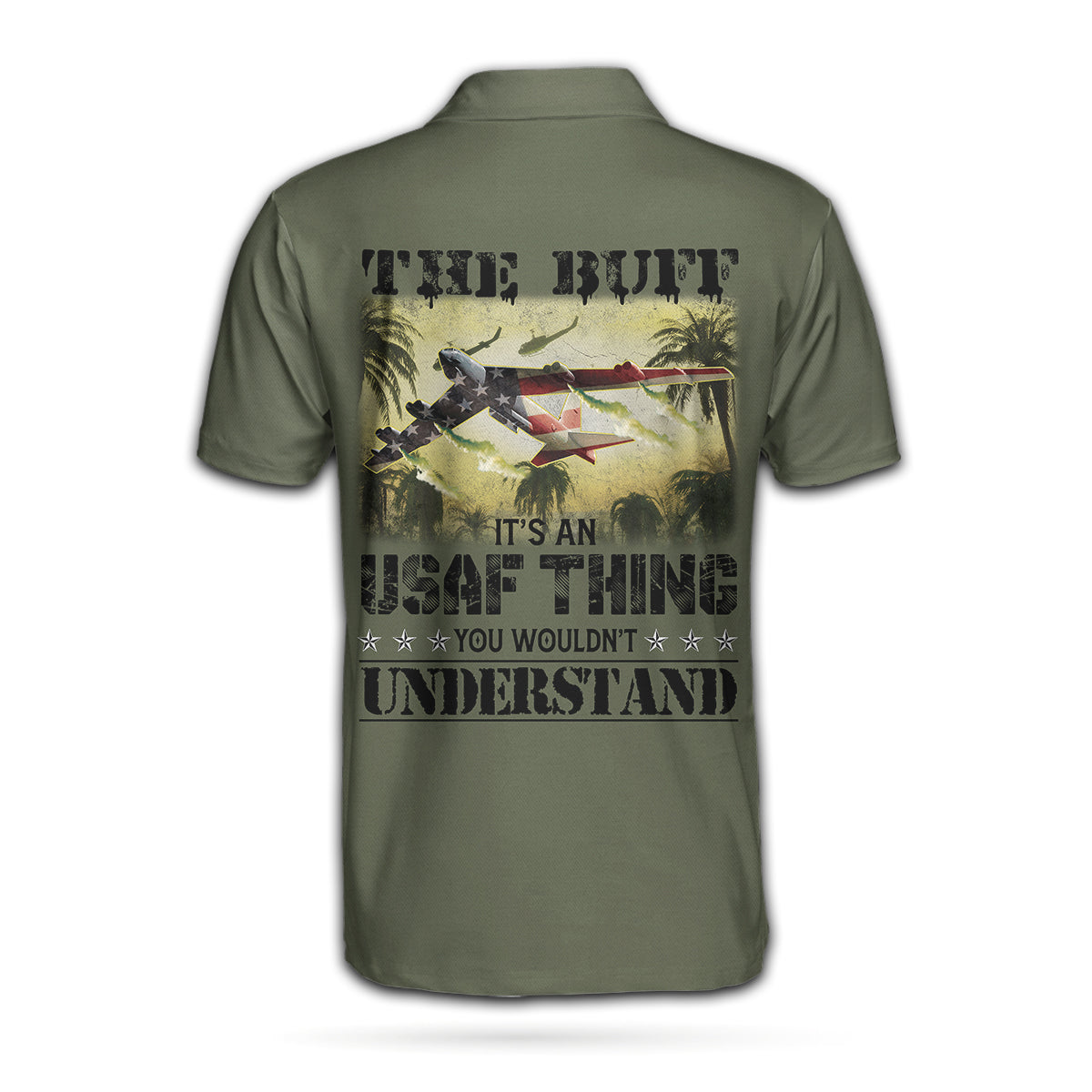 The BUFF It's An USAF Thing You Wouldn't Understand The Big Ugly Fat Fucker Custom Polo Shirt, Veteran Gift Idea - Perfect Gift For Men
