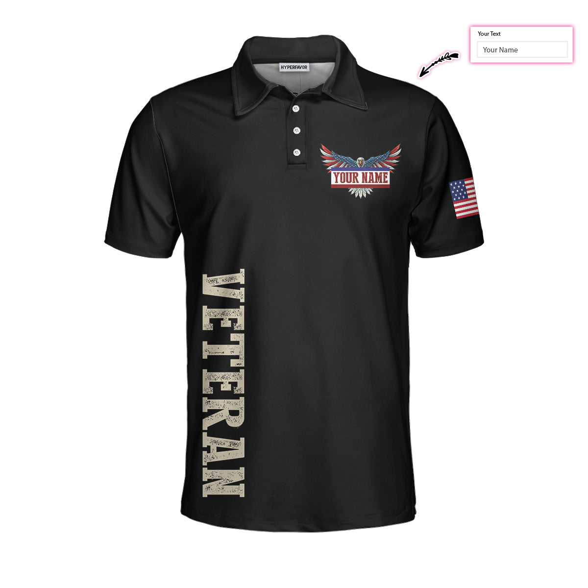 The US Veteran We Went Anyway Custom Polo Shirt, Personalized Gift Idea For Veterans, American Flag Polo Shirt - Perfect Gift For Men