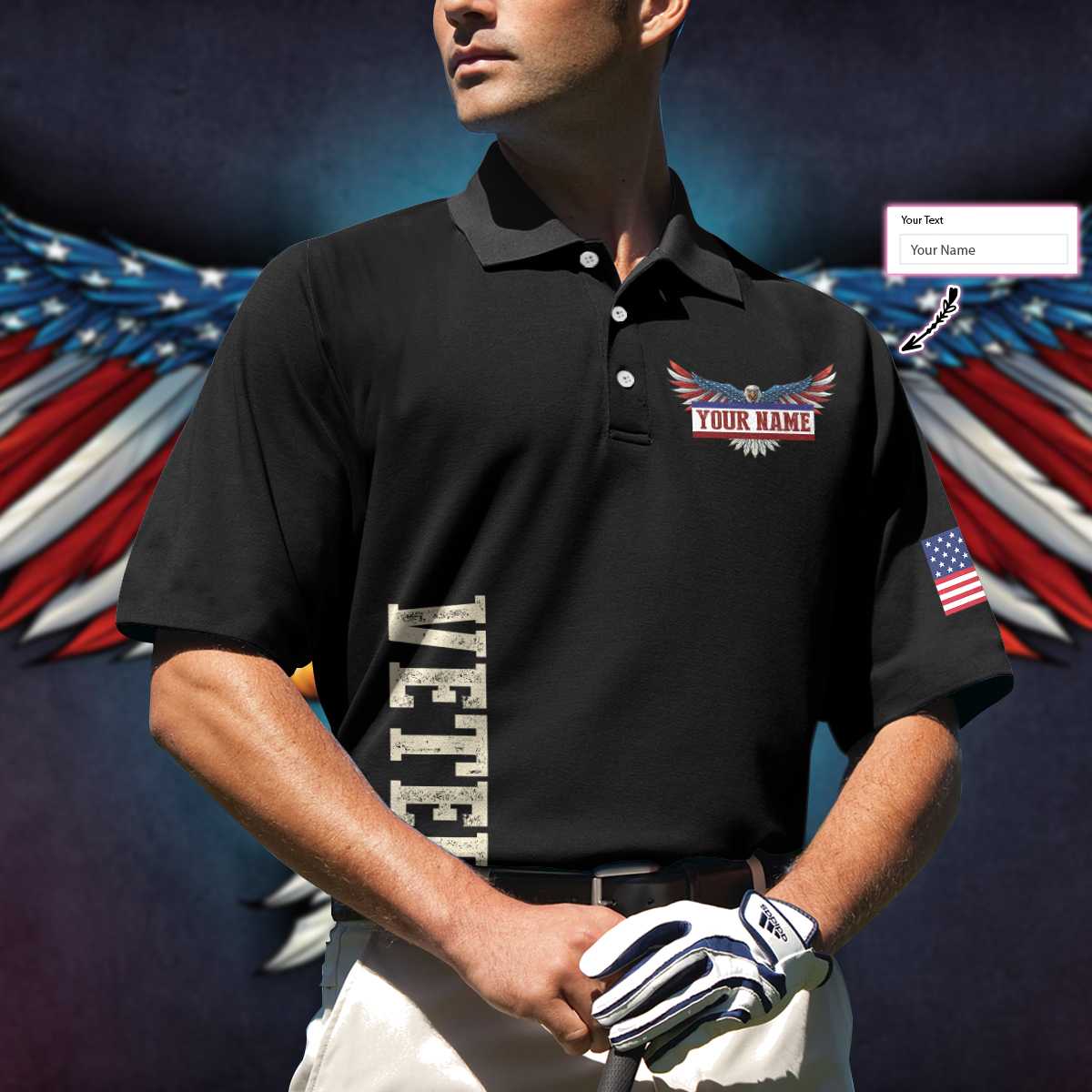 The US Veteran We Went Anyway Custom Polo Shirt, Personalized Gift Idea For Veterans, American Flag Polo Shirt - Perfect Gift For Men