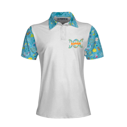 There's No Crying In Biology Custom Short Sleeve Women Polo - Perfect Gift For Women