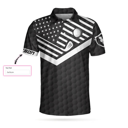 This Is How We Roll Custom Polo Shirt, Personalized Black American Flag Polo Shirt, Camping Shirt For Men - Perfect Gift For Men