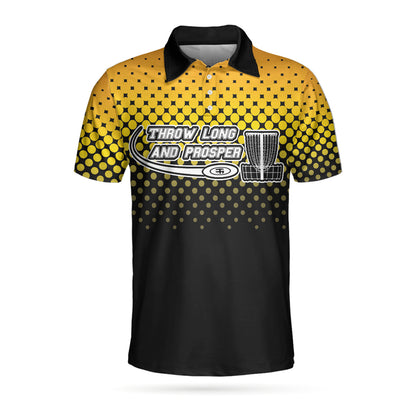 Throw Long And Prosper Disc-golfaholic Short Sleeve Polo Shirt, Cool Disc Golf Shirt - Perfect Gift For Women