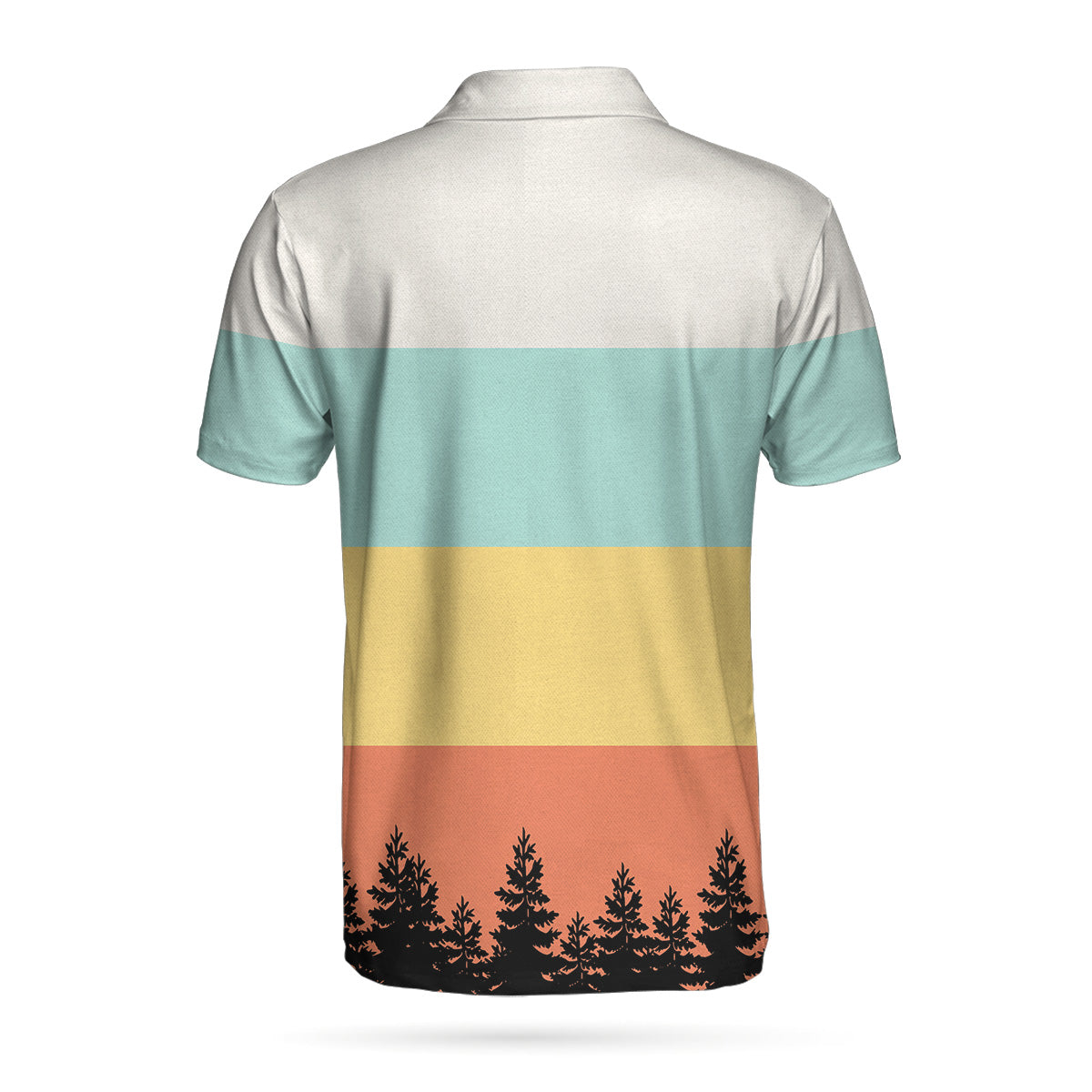 Tree Don't Care About Your Feelings Polo Shirt, Vintage Palette Pine Silhouette Polo Shirt, Best Disc Golf Shirt - Perfect Gift For Men