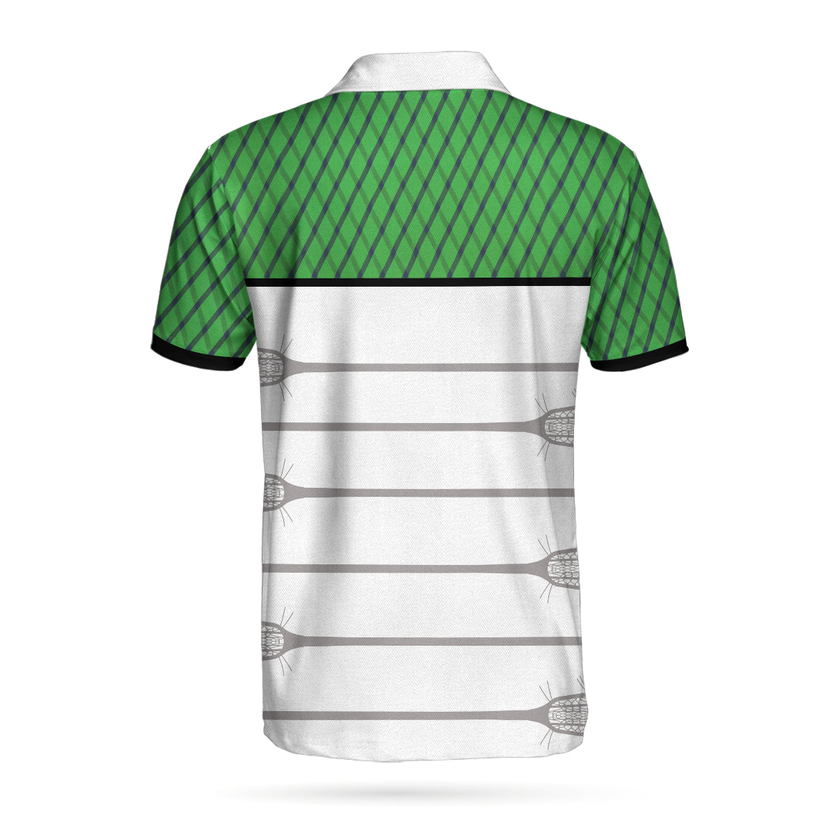 Weapons Of Mass Destruction Lacrosse Short Sleeve Polo Shirt, Green Steel Net Pattern Polo Shirt, Best Lacrosse Shirt For Men - Perfect Gift For Men, Golfers