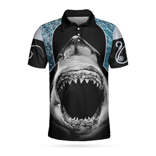 Who Wants To Be The Prey In An Ocean Full Of Hunters Polo Shirt, Shark Jaw Polo Shirt, Best Shark Shirt - Perfect Gift For Men