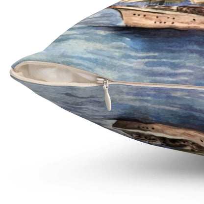 Jesus Pillow - Bible verse pillow: Psalm 107:29 He calmed the storm to a whisper