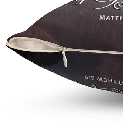 Bible Verse Pillow - Jesus Pillow - Gift For Christian- Blessed Are The Peacemakers Matthew 5:9 Pillow