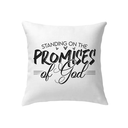 Jesus Pillow - Christian pillows: Standing on the promises of God pillow