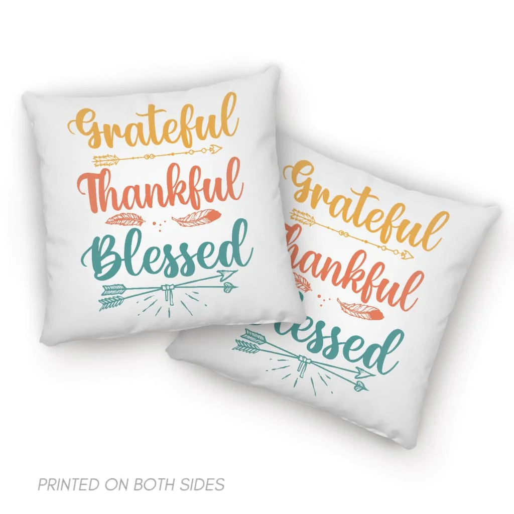 Jesus Pillow - Arrow, Feather Pillow - Gift For Christian - Grateful Thankful Blessed Throw Pillow