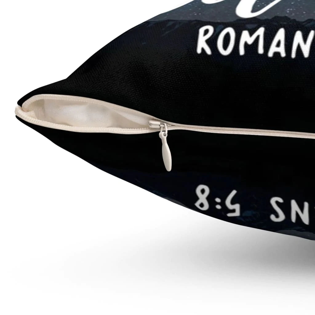 Bible Verse Pillow - Jesus Pillow - Christian Pillow - Gift For Christian - I loved you at your darkest Romans 5:8 Pillow