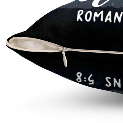 Bible Verse Pillow - Jesus Pillow - Christian Pillow - Gift For Christian - I loved you at your darkest Romans 5:8 Pillow