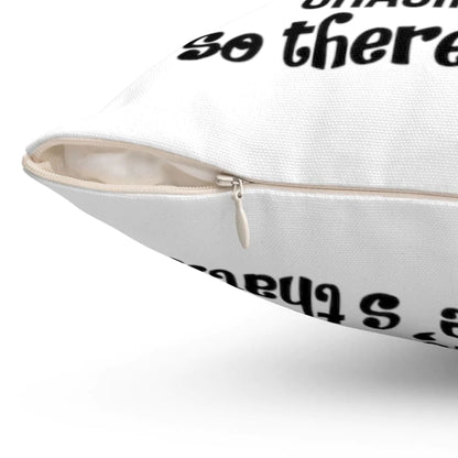 Bible Verse Pillow - Jesus Pillow - Christian Pillow - Gift For Christian - I wanted to go jogging but Proverbs 28:1 Pillow