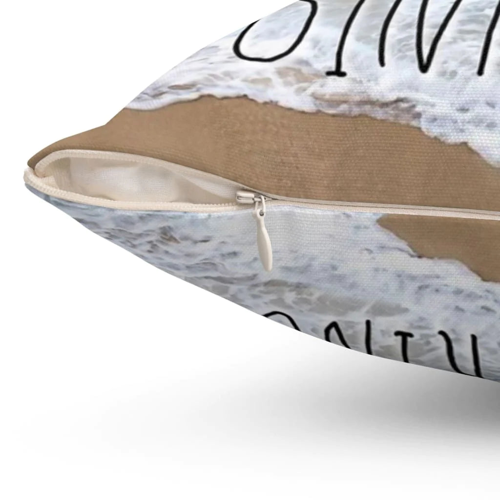 Jesus Pillow - Beach, Ocean Pillow - Gift For Christian - If his grace is an ocean we're all sinking Pillow
