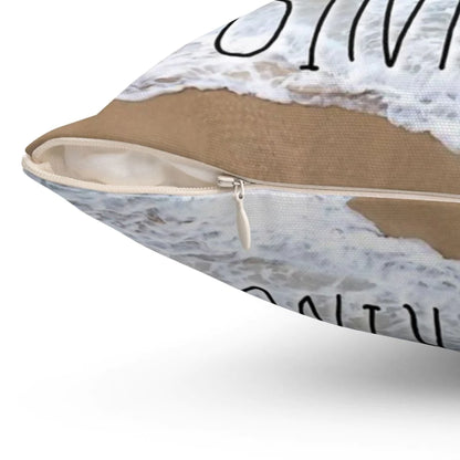 Jesus Pillow - Beach, Ocean Pillow - Gift For Christian - If his grace is an ocean we're all sinking Pillow