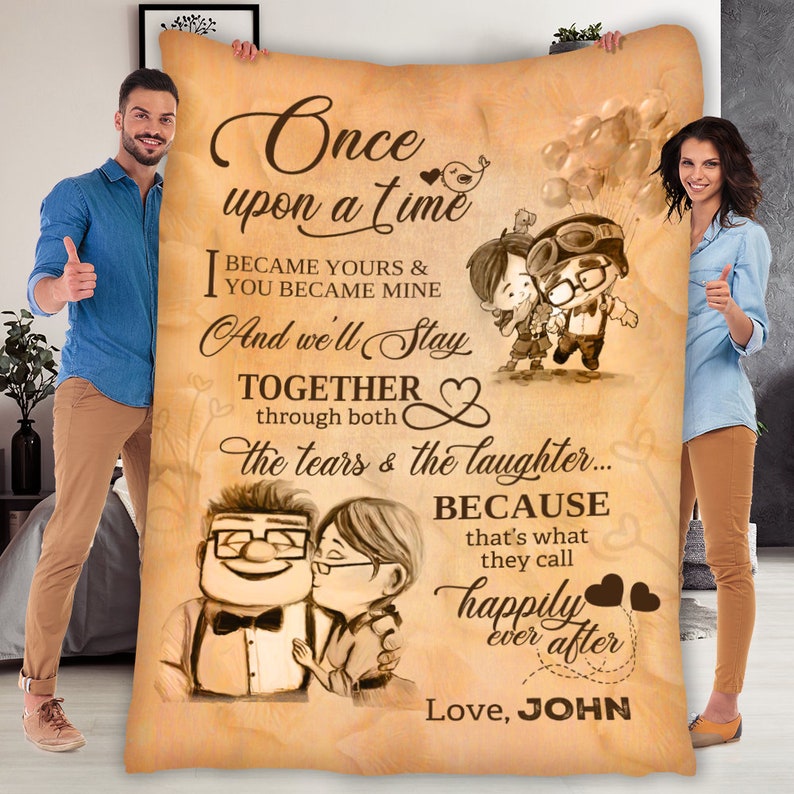 Personalized Gift For Wife Blanket, Valentines Day Gift Throw Blanket, Blanket For Couples Gift For Anniversary Wedding Birthday Christmas